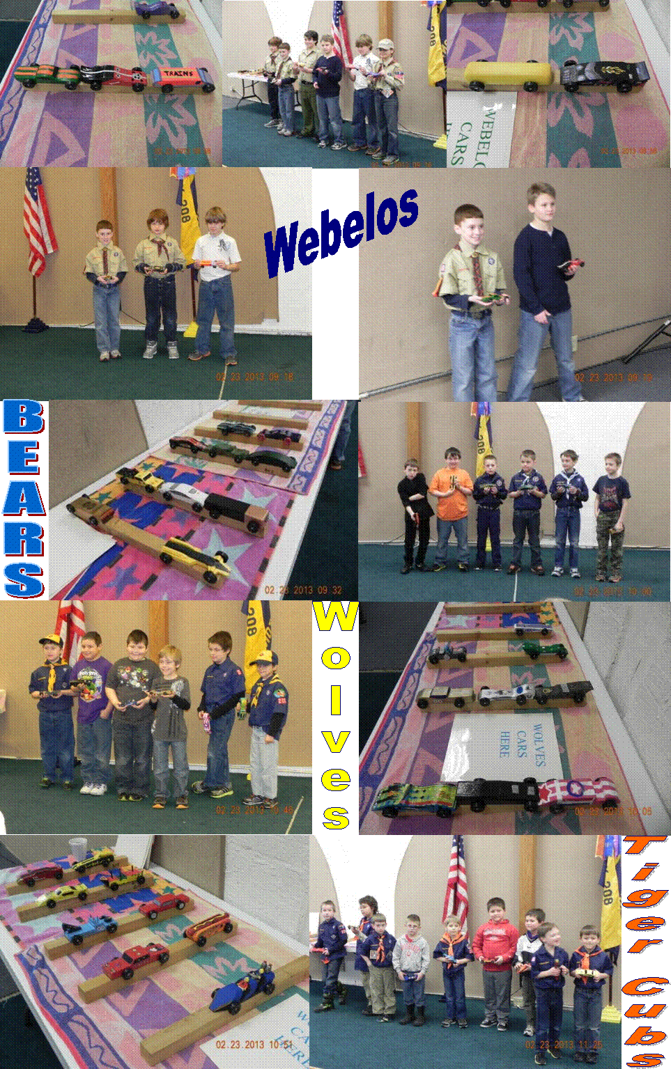 Webelos,BEARS,Wolves,Tiger Cubs