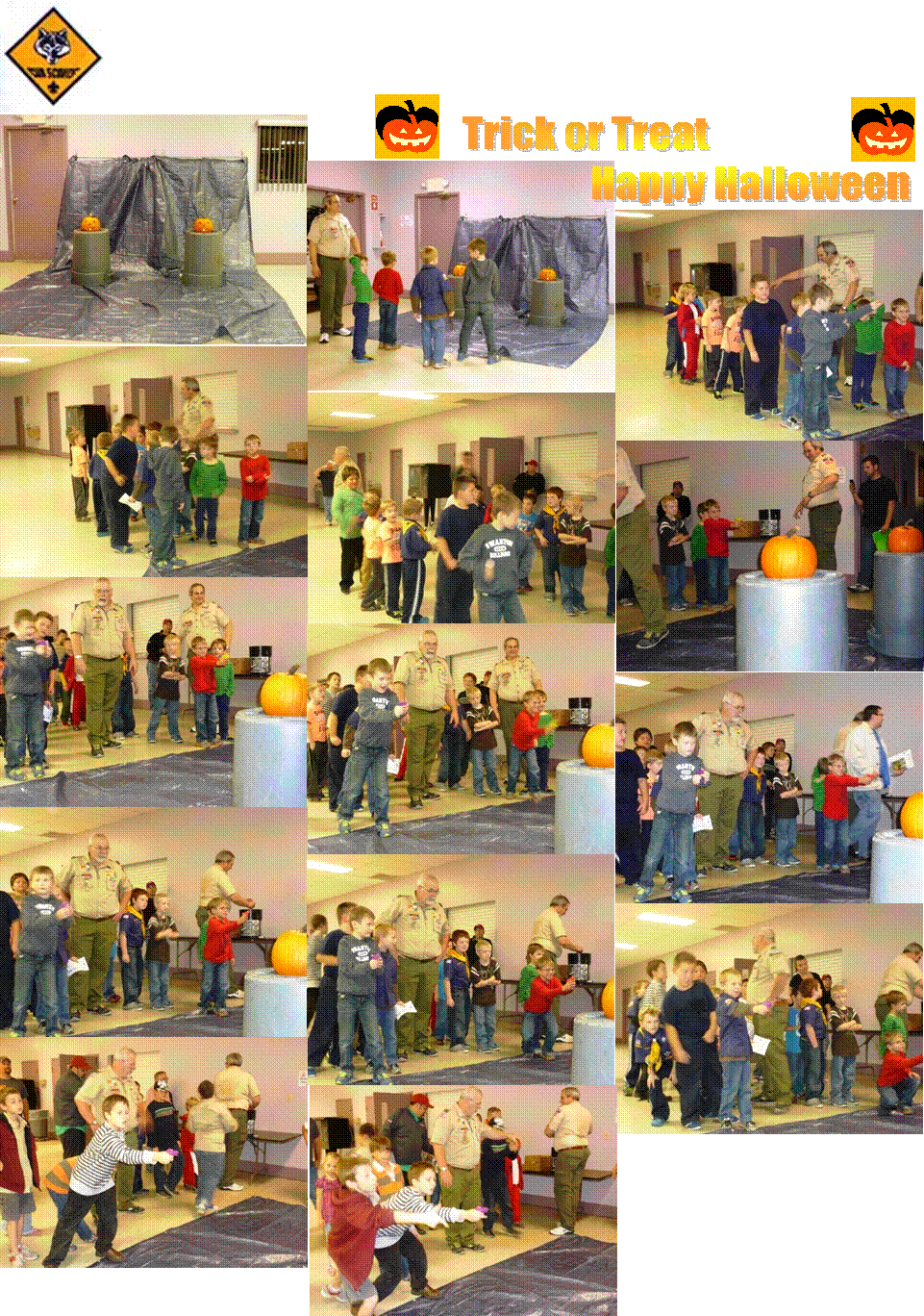 cubscouts,Trick or Treat 
                                        Happy Halloween